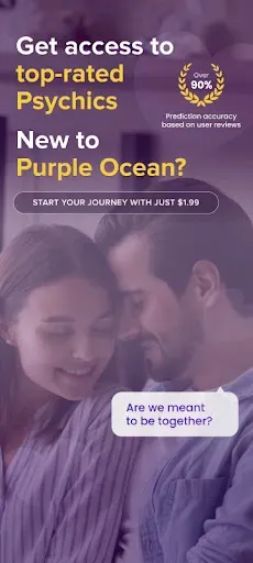Скриншот 1 — Purple Ocean Psychic Readings