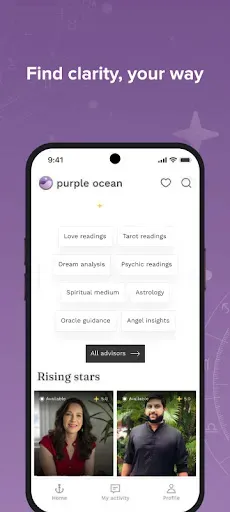 Скриншот 4 — Purple Ocean Psychic Readings