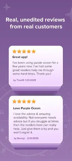 Скриншот 5 — Purple Ocean Psychic Readings