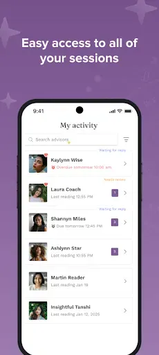 Скриншот 6 — Purple Ocean Psychic Readings