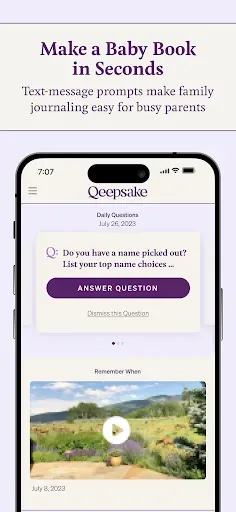 Скриншот 2 — Qeepsake: Family Photo Album