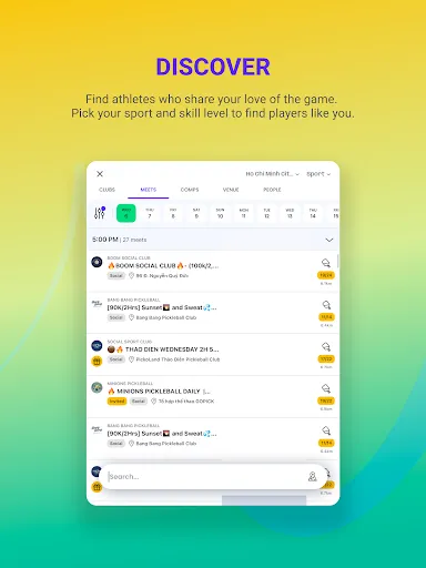 Скриншот 8 — Reclub - Social Sports Nearby