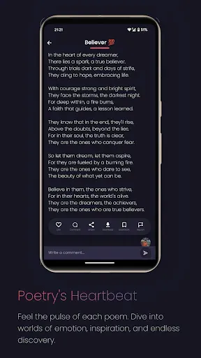Скриншот 3 — Apoet - Poem, Tales, Stories