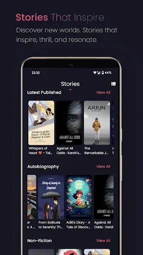 Скриншот 4 — Apoet - Poem, Tales, Stories