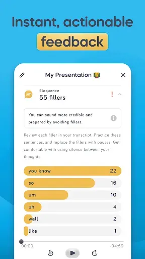 Скриншот 6 — Speeko: AI for Public Speaking