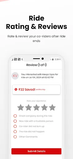 Скриншот 6 — sRide - Carpool & Taxipool