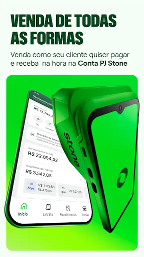 Скриншот 2 — Stone: Maquininha e Conta PJ