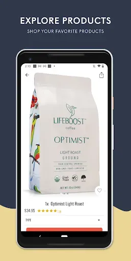 Скриншот 4 — Lifeboost Coffee