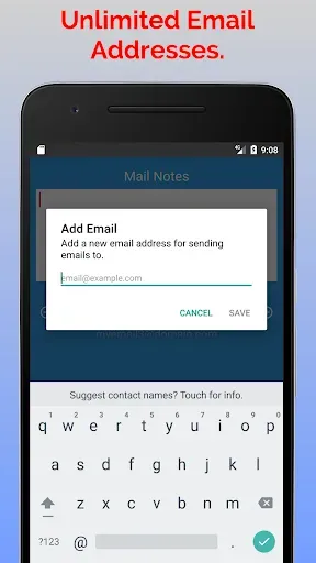 Скриншот 4 — Mail Notes - Quick Email Notes