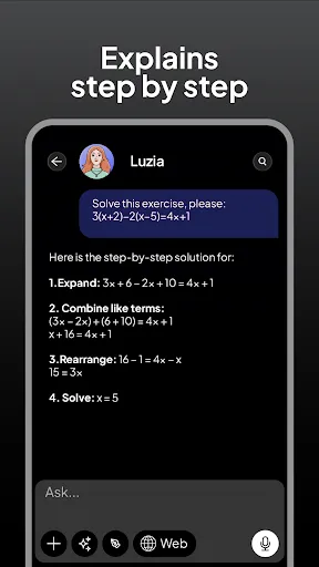 Скриншот 3 — Luzia: Your AI Assistant