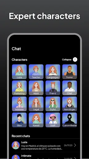 Скриншот 5 — Luzia: Your AI Assistant