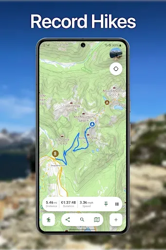 Скриншот 2 — Topo Maps+