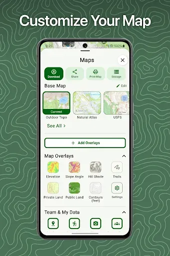 Скриншот 7 — Topo Maps+