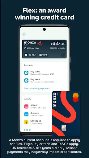 Скриншот 7 — Monzo Bank - Mobile Banking