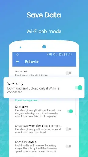 Скриншот 4 — WeTorrent - Torrent Downloader