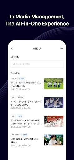 Скриншот 6 — Weverse Backstage