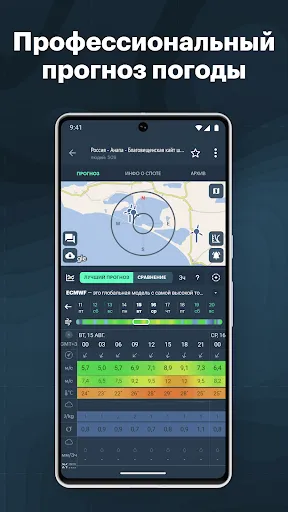 Скриншот 2 — Windy.app: погода и ветер