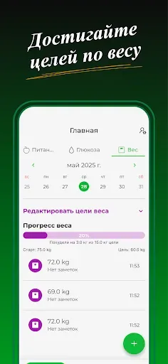 Скриншот 7 — Гликемический индекс: Диабет