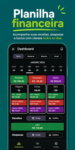 Скриншот 2 — Zeca: Calculadora de Ganhos