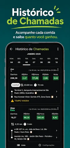 Скриншот 3 — Zeca: Calculadora de Ganhos