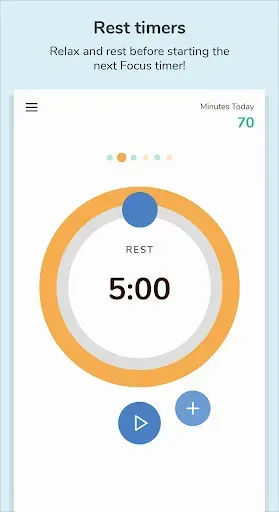 Скриншот 2 — Focusmeter: Pomodoro Timer
