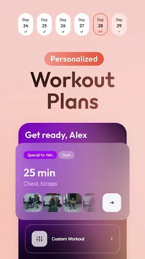 Скриншот 3 — Zing AI: Home & Gym Workouts