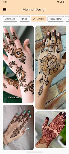 Скриншот 2 — Mehndi Design (Offline)