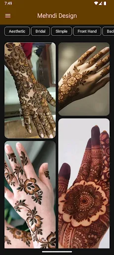 Скриншот 4 — Mehndi Design (Offline)