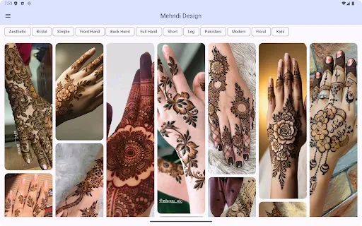 Скриншот 8 — Mehndi Design (Offline)