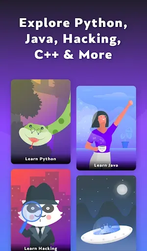 Скриншот 2 — Coding X :Учитесь кодовым