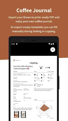 Скриншот 7 — iBrewCoffee - Coffee Journal