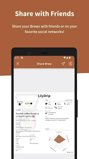 Скриншот 8 — iBrewCoffee - Coffee Journal