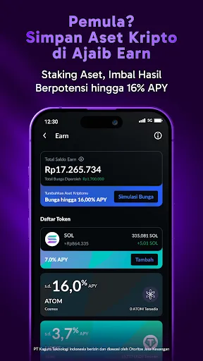 Скриншот 4 — Ajaib Kripto:Beli BTC & Crypto