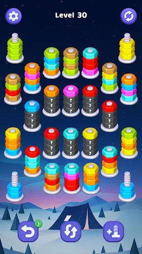 Скриншот 8 — Nut Puzzle - Nut Sort Master