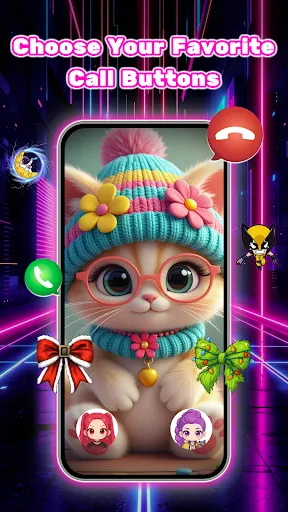 Скриншот 3 — Color Call Screen - Call Theme