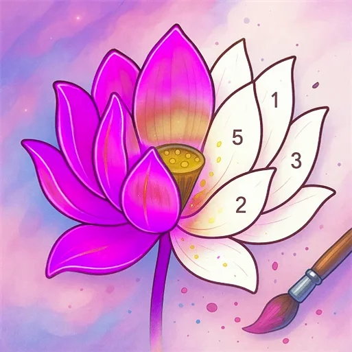 Zen колор:Раскраски по номерам