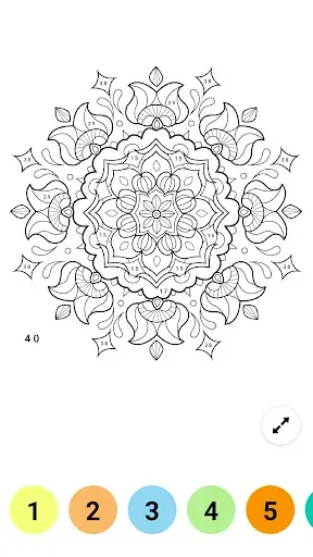 Скриншот 2 — Zen колор:Раскраски по номерам