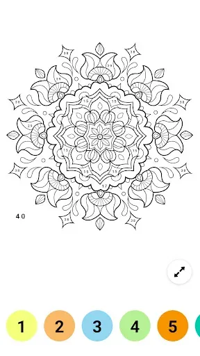 Скриншот 7 — Zen колор:Раскраски по номерам