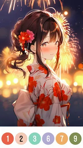 Скриншот 1 — Anime Color by Number