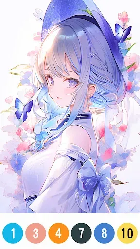 Скриншот 2 — Anime Color by Number