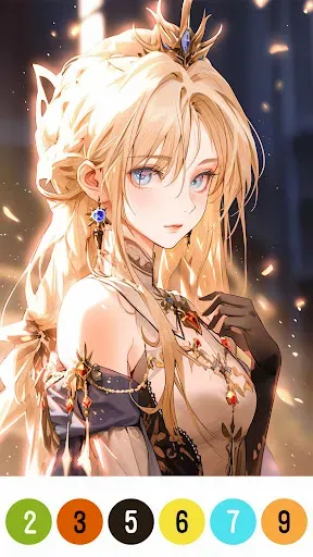 Скриншот 3 — Anime Color by Number