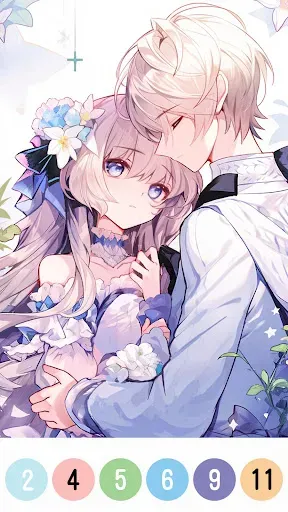 Скриншот 4 — Anime Color by Number