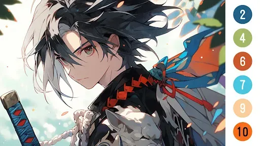 Скриншот 7 — Anime Color by Number