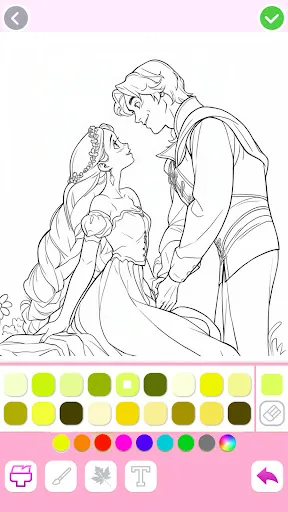 Скриншот 5 — Princess Coloring:Drawing Game