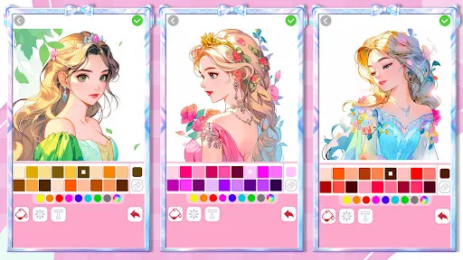 Скриншот 6 — Princess Coloring:Drawing Game