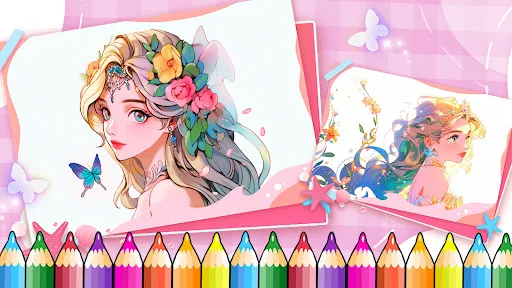 Скриншот 7 — Princess Coloring:Drawing Game