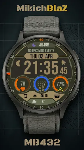 Скриншот 1 — Digital Watch Face MB432