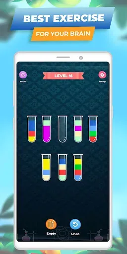 Скриншот 6 — Water Color Sort Pro