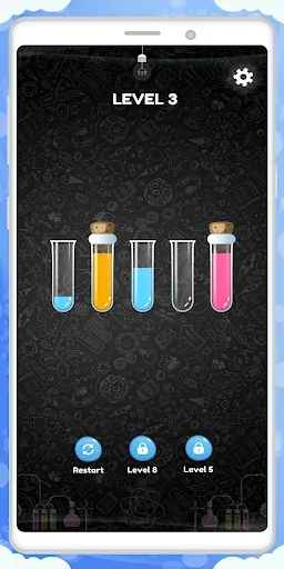 Скриншот 4 — Water Color Sort Puzzle - Game