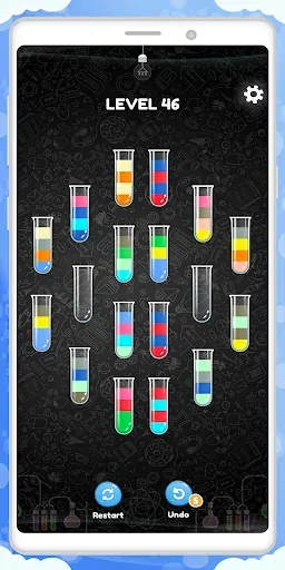 Скриншот 6 — Water Color Sort Puzzle - Game